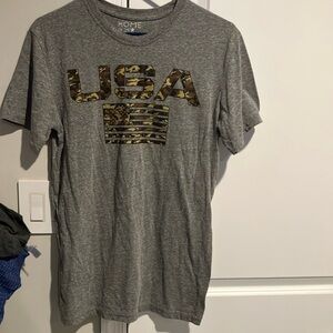 Home of the Brave USA Graphic T-Shirt